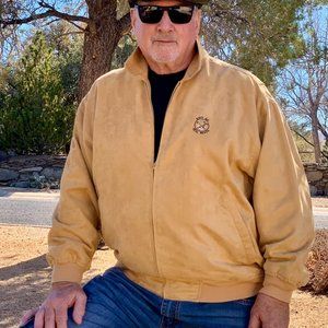 Men's XL Light Weight Jacket - Navy Golf Course Seal Beach